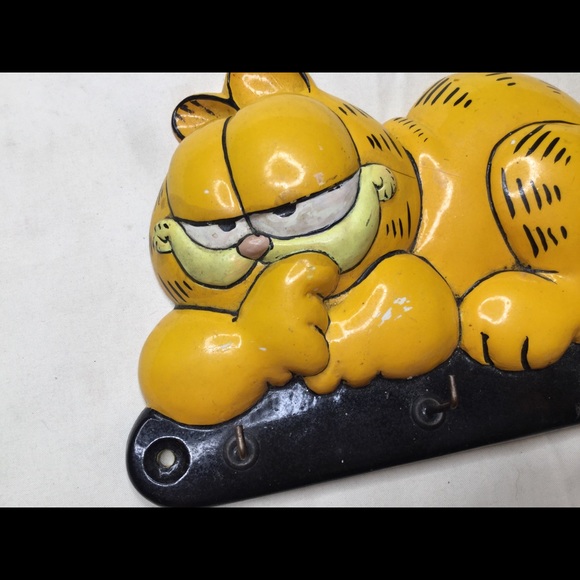 Vintage 1981 Clay Art Garfield Key Holder - Picture 2 of 9